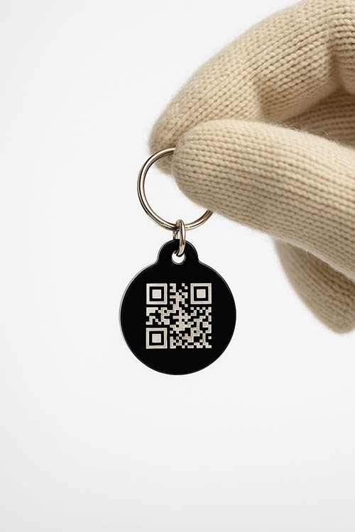 QR Pet Finder acrílico